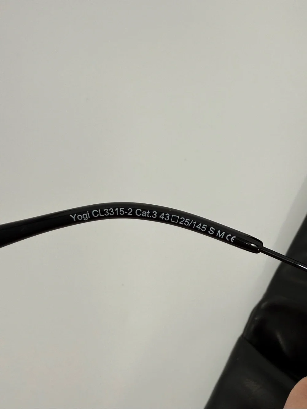 Carolina Lemke Berlin Eyewear Yogi Black Shiny w/ Luxury Premium Case CL3315-02